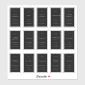 Minimal Spice Jar Labels Pantry Storage Stickers (Vel)