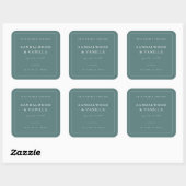 Minimal Square Candle Merk Label Product Sticker (Vel)