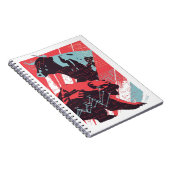 Minimal Stock Market Bull Bear Chart Notitieboek (Rechterzijde)