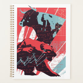 Minimal Stock Market Bull Bear Chart Planner