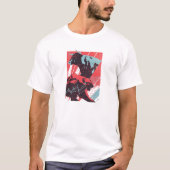Minimal Stock Market Bull Bear Chart T-shirt (Voorkant)