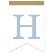 Minimal Stripes gepersonaliseerde verjaardag Vlaggetjes (Tweede vlag)