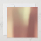 Minimal Suprise Party Koper Roos Metallic Kaart (Achterkant)