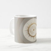 Minimal symbolic illustration representing balance koffiemok (Voorkant links)