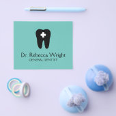 Minimal Tandarts Logo Licht Blauwgroen Tandartsbur Flyer (Enkel)