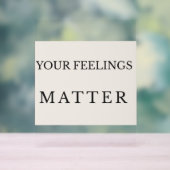 Minimal Therapy Office Poster – Your Feelings Matt (Neutraal)