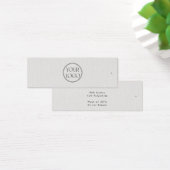 Minimal Thin Clothing Label, Prijs Label, Care Lab Mini Visitekaartjes (Bureau)