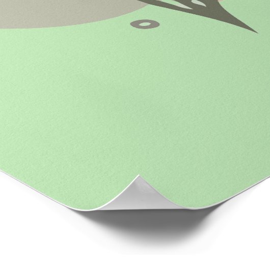 Minimal vase, feathers and floral boho art- poster (Hoek)