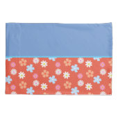 minimal watercolor flower pattern kussensloop (Achterkant)