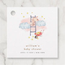Minimal Waterverf Boho Bunny Stars Baby shower