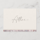 Minimal Wedding Attire Color Palette Card  Kaart (Voorkant)