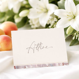 Minimal Wedding Attire Color Palette Card  Kaart