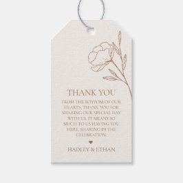Minimal Wedding Favor Labels Dank u Labels HADLEY Cadeaulabel