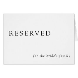 Minimal Wedding Reserved Elegant Eenvoudig