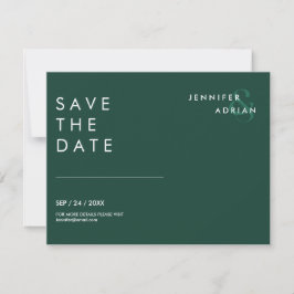 Minimal Wedding Save the Date Kaarten