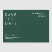 Minimal Wedding Save the Date Kaarten (Voorkant)