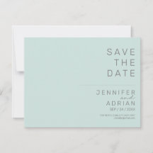 Minimal Wedding Save the Date Kaarten