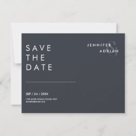 Minimal Wedding Save the Date Kaarten