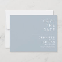 Minimal Wedding Save the Date Kaarten
