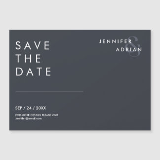 Minimal Wedding Save the Date Kaarten