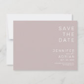 Minimal Wedding Save the Date Kaarten (Voorkant)