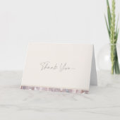 Minimal Wedding Thank You Card  (Voorkant)