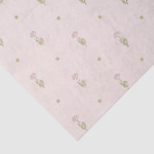 Minimal Wildflower Pattern with Dots Tissuepapier (Detail)