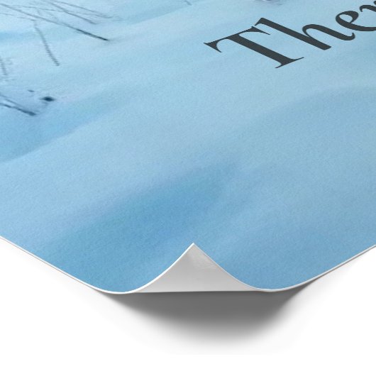 Minimal Winter Calm Poster – Neutral Wall Art (Hoek)