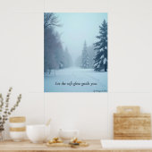 Minimal Winter Calm Poster – Neutral Wall Art (Keuken)