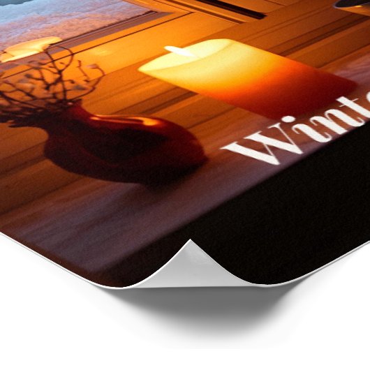 Minimal Winter Calm Poster – Neutral Wall Art (Hoek)