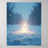 Minimal Winter Calm Poster – Neutral Wall Art (Voorkant)