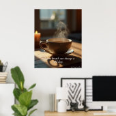 Minimal Winter Calm Poster – Neutral Wall Art (Thuiskantoor)