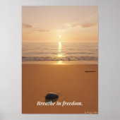 Minimal Winter Calm Poster – Neutral Wall Art (Voorkant)