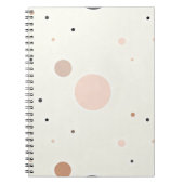 Minimal Winter Dot Pattern, Soft Cozy Neutrals Notitieboek (Voorkant)