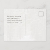 Minimal Winter Forest Path, New Year Feestdagenkaart (Achterkant)