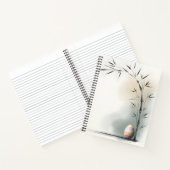 Minimal Zen Spring Bamboo Easter Egg Notitieboek (Binnen)