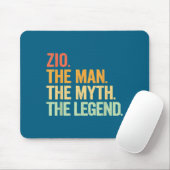 Minimal Zio Man Myth Legend Retro Muismat (Met muis)