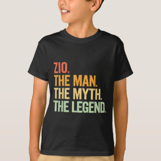 Minimal Zio Man Myth Legend Retro T-shirt