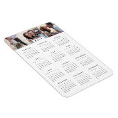Minimale 14x6 Photo Yarly Calendar Magnet Magneet (Rechterzijde)