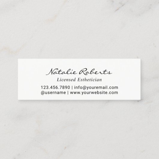 Minimale 6 Punch Elegant Customer Loyalty (Achterkant)