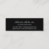 Minimale 6 Punch Plain Black Customer Loyalty (Achterkant)