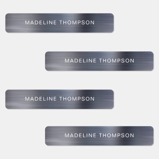 Minimale aanduiding voor metalen zilver uit gebors labels (Groep)