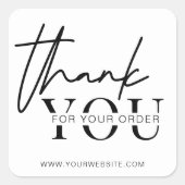 Minimale aangepaste bedrijfskosten - Hartelijk dan Vierkante Sticker (Voorkant)