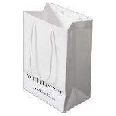 Minimale aangepaste cadeautas voor kleine bedrijve (Voorkant Gekanteld)