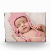 Minimale aangepaste foto- en citaattekstfotoblok fotoblokken (Voorkant)