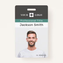 Minimale aangepaste foto- en naamplaatje voor werk