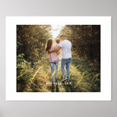 Minimale aangepaste foto voor Elegant Family Scrip Folie Afdrukken (Voorkant)