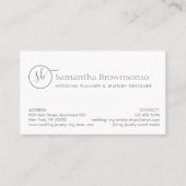 Minimale aangepaste foto's met ruitvormende fijne  visitekaartje (Voorkant)