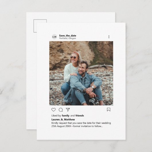 Minimale aangepaste installatiescherm voor install aankondigingskaart (Voorkant / Achterkant)