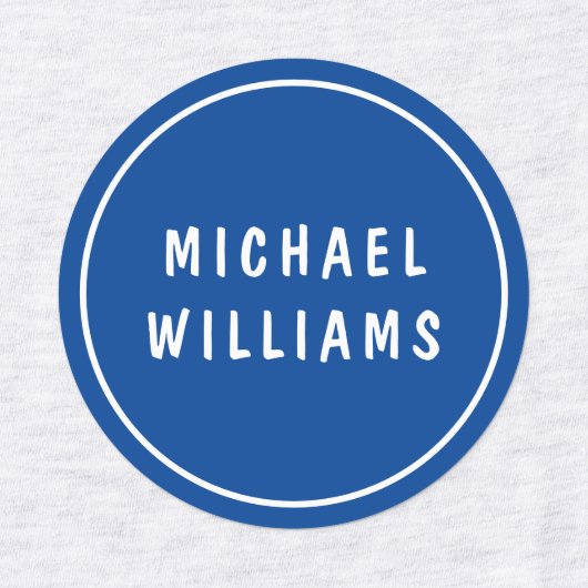 Minimale aangepaste labels voor speciale namen (Design 1)